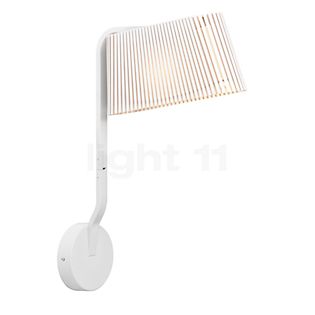Secto Design Owalo 7030, lámpara de pared LED blanco, laminado