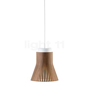 Secto Design Petite 4600 Pendant Light walnut, veneered/ textile cable white