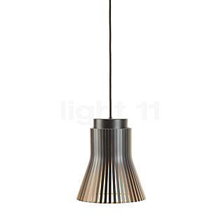 Secto Design Petite 4600, lámpara de suspensión negro, laminado/ cable textil negro