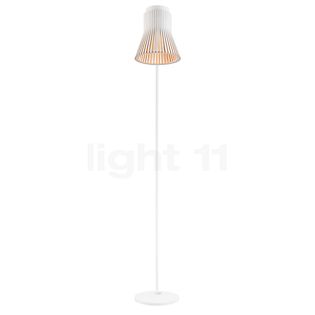 Secto Design Petite 4610, lámpara de pie blanco, laminado
