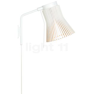 Secto Design Petite 4630, lámpara de pared blanco, laminado