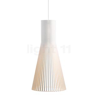 Secto Design Secto 4200 Hanglamp wit, gelamineerd/ textielkabel wit