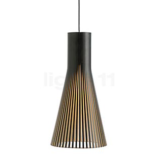 Secto Design Secto 4200 Lampada a sospensione nero, laminato/ cavo tessile nero