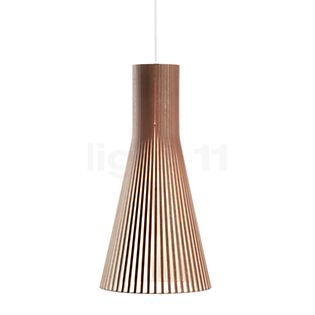 Secto Design Secto 4200 Pendant Light walnut - veneered/ textile cable white