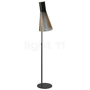 Secto Design Secto 4210, lámpara de pie negro, laminado