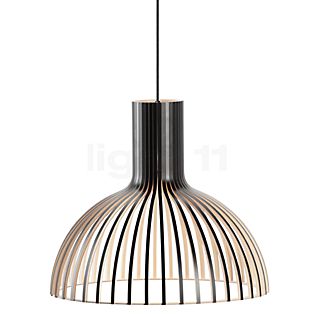 Secto Design Victo 4250 Hanglamp zwart, gelamineerd/ textielkabel zwart