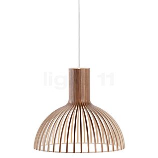 Secto Design Victo 4251 Pendant Light walnut - veneered/ textile cable white