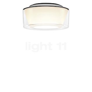Serien Lighting Curling Ceiling Light LED acrylic glass - S - external diffuser clear/inner diffuser conical - 2,700 K