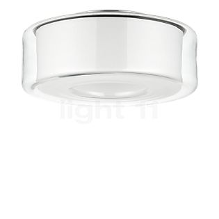 Serien Lighting Curling Plafondlamp LED glas - M - externe diffusor klaar wit/binnenste diffusor cilindrisch - 2.700 K