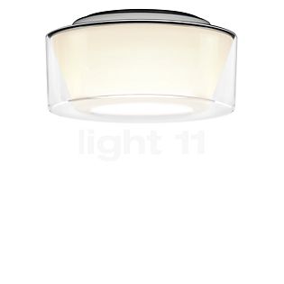 Serien Lighting Curling, lámpara de techo LED vidrio acrílico - M - difusor externo cristalino/difusor interior cónico - dim to warm