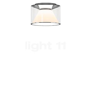 Serien Lighting Drum Ceiling Light LED M - short - external diffuser clear/inner diffuser conical - 2,700 K