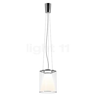 Serien Lighting Drum Lampada a sospensione LED M - long - diffusore esterno traslucido chiaro/diffusore interno conico - dim to warm