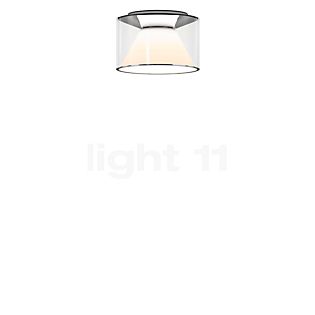 Serien Lighting Drum Lampada da soffitto LED S - short - diffusore esterno traslucido chiaro/diffusore interno conico - 2.700 K