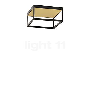 Serien Lighting Reflex² M Ceiling Light LED body black/reflector gold - 15 cm - casambi