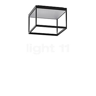 Serien Lighting Reflex² M Plafondlamp LED body zwart/reflektor zilver - 20 cm - 2.700 k - fasedimmer