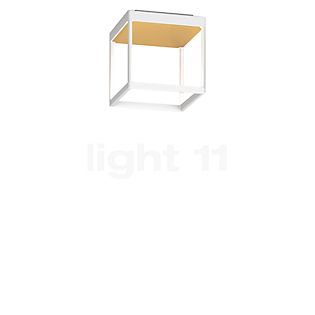 Serien Lighting Reflex² S Plafonnier LED corps blanc/réflecteur doré - 20 cm - phase de gradateur