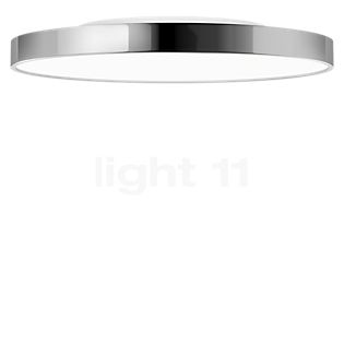 Serien Lighting Slice² Pi Deckenleuchte LED chrom glänzend - ø33,5 cm - 3.000 K - mit Indirektanteil