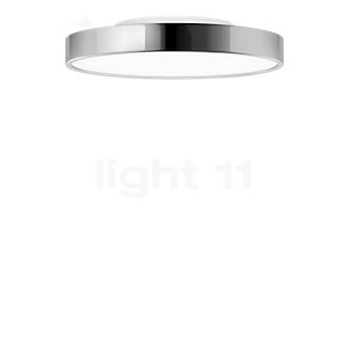 Serien Lighting Slice² Pi Loftlampe LED krom skinnende - ø22,5 cm - 2.700 k - uden indirekte andel