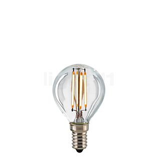 Sigor D45-dim 4,5W/c 827, E14 Filament LED traslucido chiaro