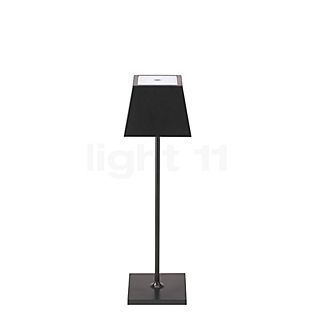 Sigor Nuindie Tafellamp LED, vierkante kap zwart