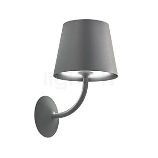 Sigor Nupara, lámpara de pared LED antracita