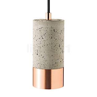 Sigor Upset Concrete Pendant Light concrete bright/ring copper