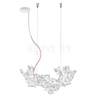 Slamp Hanami Lampada a sospensione small, cavo rosso