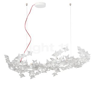 Slamp Hanami, lámpara de suspensión grande, cable rojo
