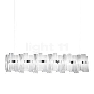 Slamp La Lollo, lámpara de suspensión LED blanco - 142 cm - 28 cm