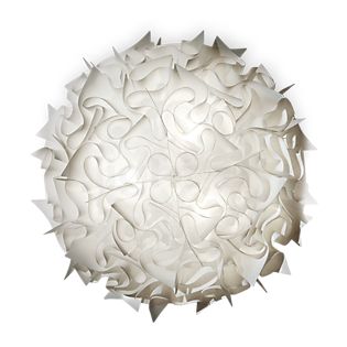 Slamp Veli, lámpara de pared y techo blanco opalino, ø78 cm