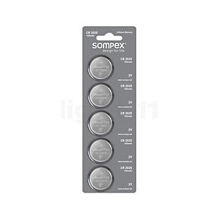 Sompex Batterie per Sompex Battery lampade Set di 5 CR2025 , articolo di fine serie