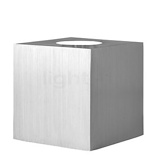 Sompex Cubic, lámpara de sobremesa aluminio