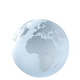Sompex Earth Oplyst globus bordlampe glas