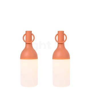 Sompex Elo Small Acculamp LED set van 2 oranje