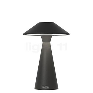 Sompex Move, lámpara recargable LED negro
