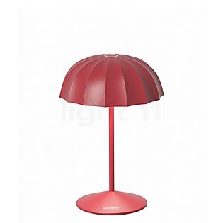 Sompex Ombrellino, lámpara recargable LED rojo