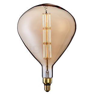 Sompex Tear-dim 8W/gd 821, E27 Filament LED dorado