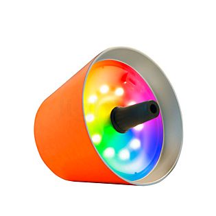 Sompex Top, lámpara recargable LED naranja