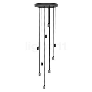 Tala Nine Pendant Light black/ash wood - graphite