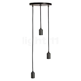 Tala Triple Pendant Light black - graphite