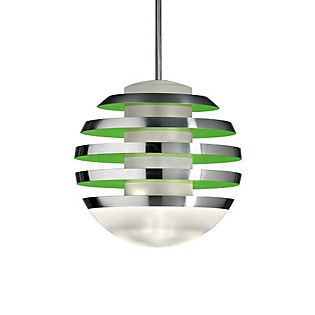 Tecnolumen Bulo, lámpara de suspensión LED verde