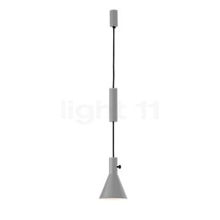Tecnolumen Eleu, lámpara de suspensión LED gris