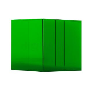 Tecnolumen Glass cube for Cubelight green
