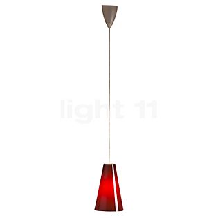 Tecnolumen HLWS, lámpara de suspensión rojo - cónico - 18 cm