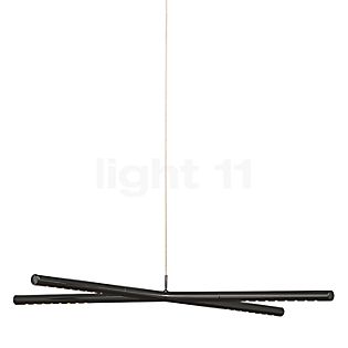 Tecnolumen Lum X, lámpara de suspensión LED negro