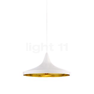 Tom Dixon Beat Wide Hanglamp LED wit/messing