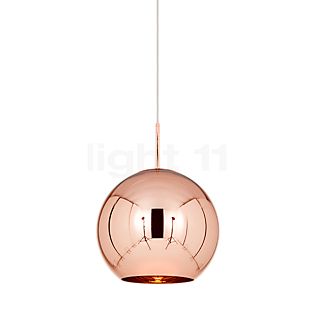 Tom Dixon Copper Round, lámpara de suspensión LED cobre - ø25 cm