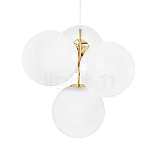 Tom Dixon Globe Kronleuchter LED opal/gold