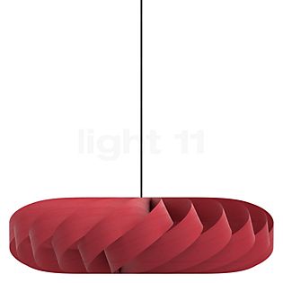 Tom Rossau TR5, lámpara de suspensión abedul - rojo - 100 cm