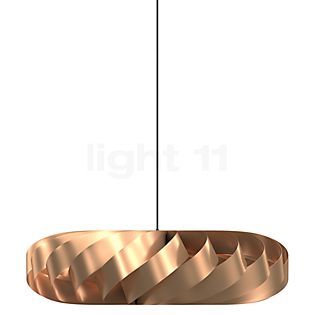 Tom Rossau TR5, lámpara de suspensión aluminio - cobre - 80 cm